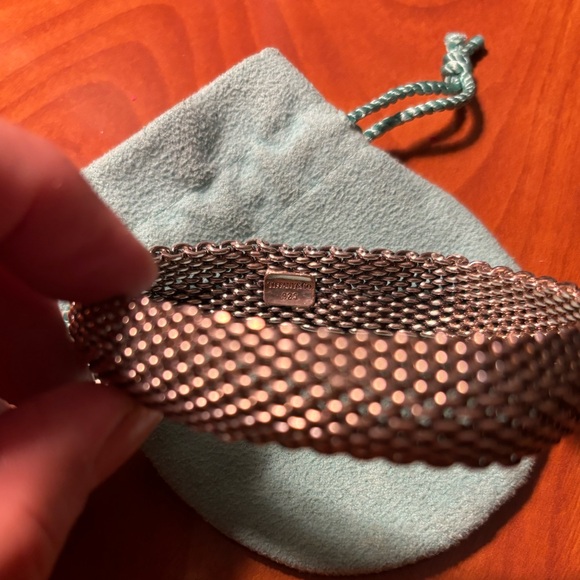 Tiffany & Co Somerset 925 Mesh Bracelet - Picture 3 of 4